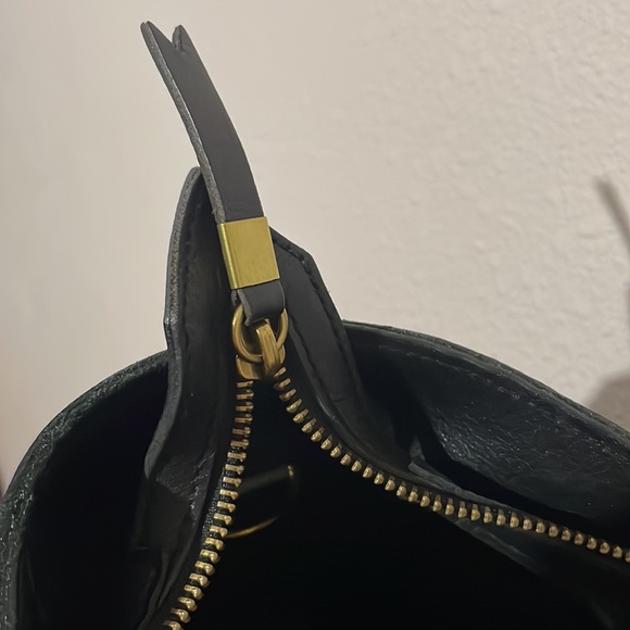 Madewell The Zip-Top Medium Transport Black Leather - Picture 8 of 11